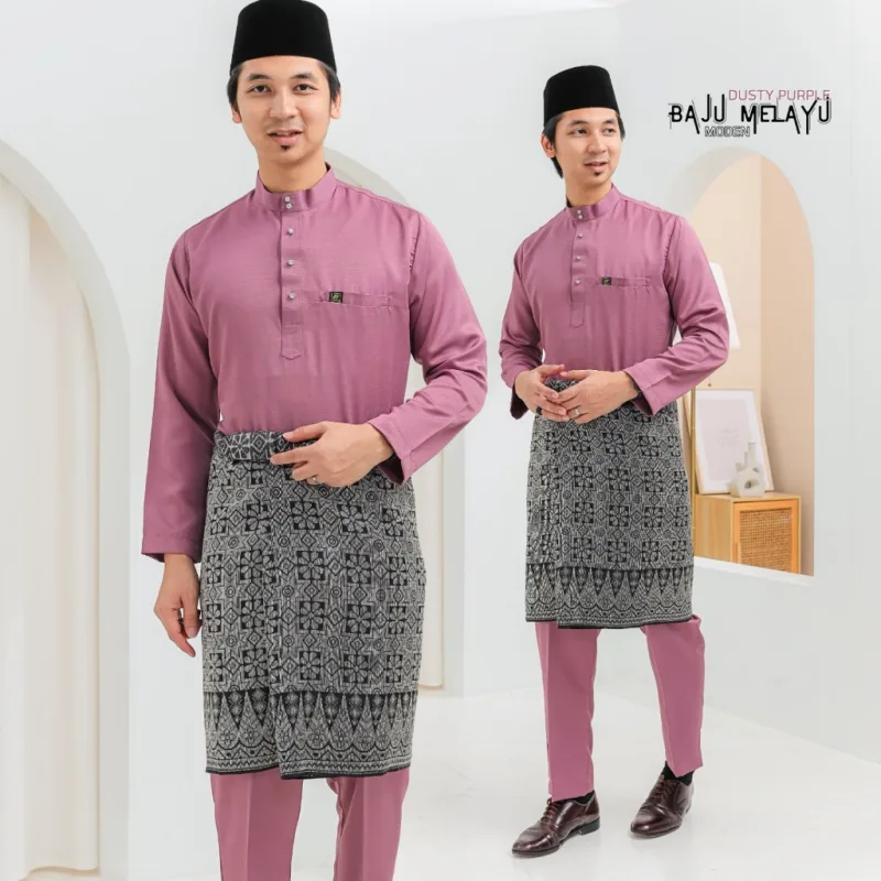 7 ITEM - 1 HARGA Bridal Set DRESS ASTIANA In DUSTY PURPLE | Nikah Kahwin |Tunang | BY MOFF2U thumbnail 3