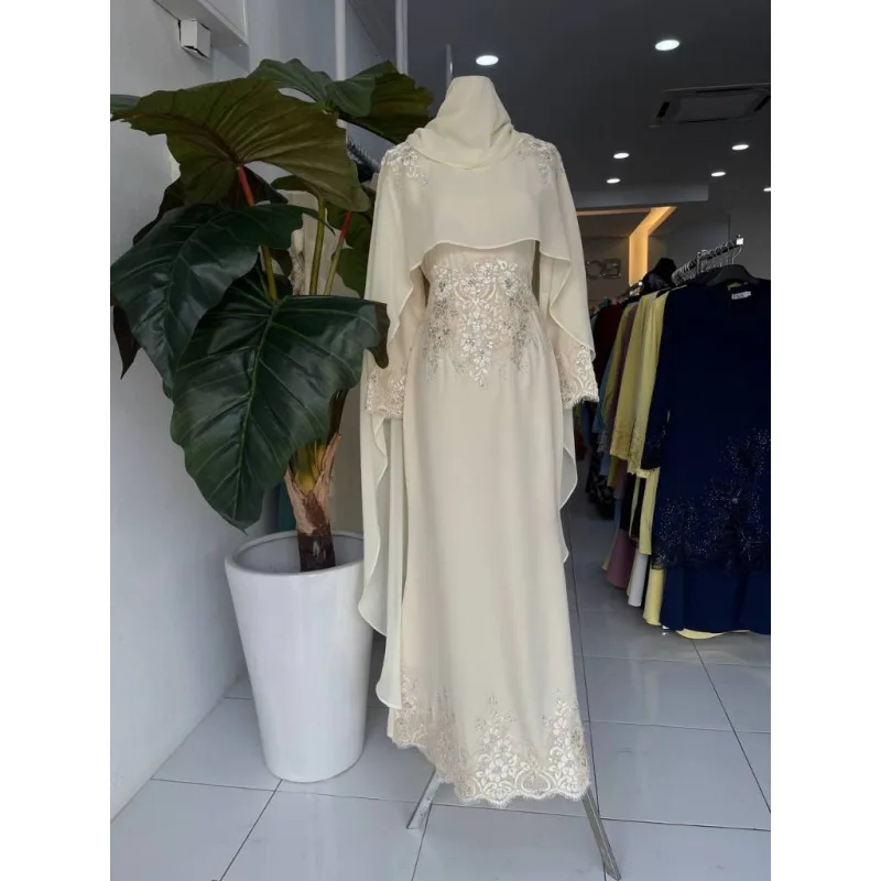 HOT NEW DESIGN DRESS ASTIANA IN 6 COLOUR | BAJU JUBAH | BAJU DRESS BY MOFF COLLECTION thumbnail 3