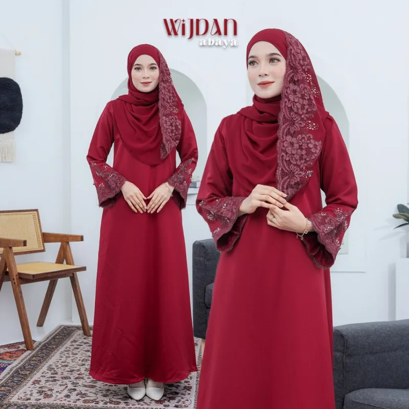 JUBAH ABAYA KEBARUNG WIJDAN TANPA SHAWL I DINNER I KENDURI I MAJLIS AKIKAH I TUNANG BY MOFF COLLECTION thumbnail 2