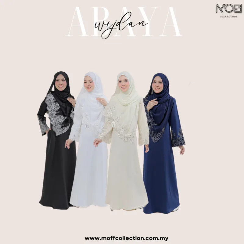 NEW JUBAH ABAYA KEBARUNG WIJDAN PLUSSIZE SEKALI SHAWL I DINNER I KENDURI I MAJLIS AKIKAH I TUNANG BY MOFF COLLECTION
