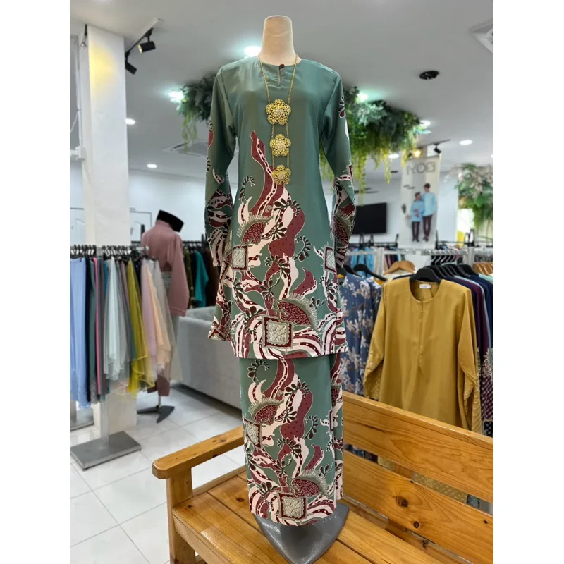 NEW DESIGN !!!!!! TERBARU FESYEN KURUNG RIAU AMANDA | CUTTING LOOSE | FRIENDLY | COLOUR YANG MENARIK Clothing Wanita thumbnail 3