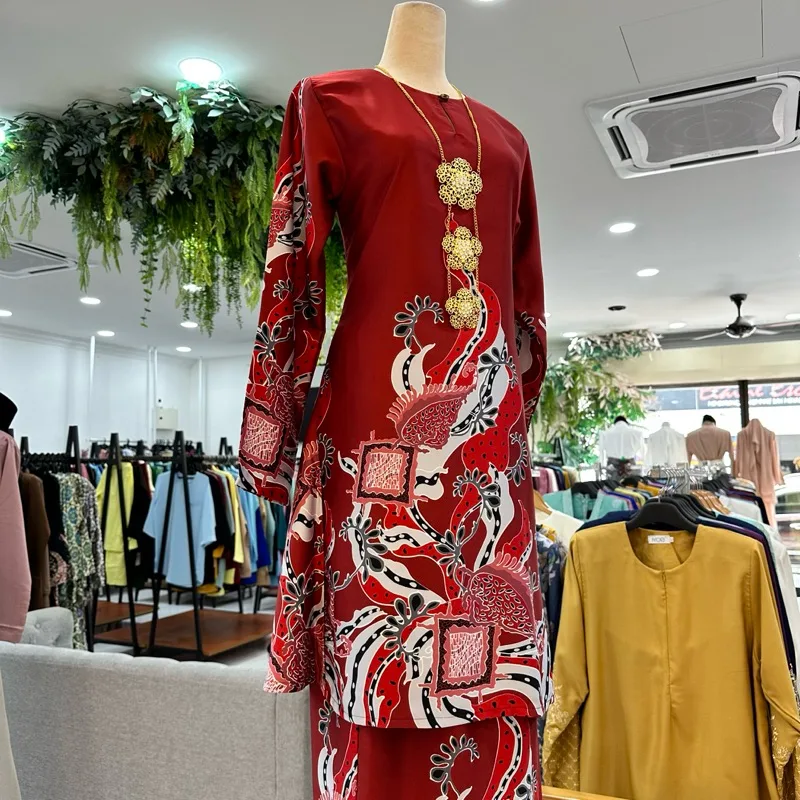NEW DESIGN !!!!!! TERBARU FESYEN KURUNG RIAU AMANDA | CUTTING LOOSE | FRIENDLY | COLOUR YANG MENARIK Clothing Wanita thumbnail 4