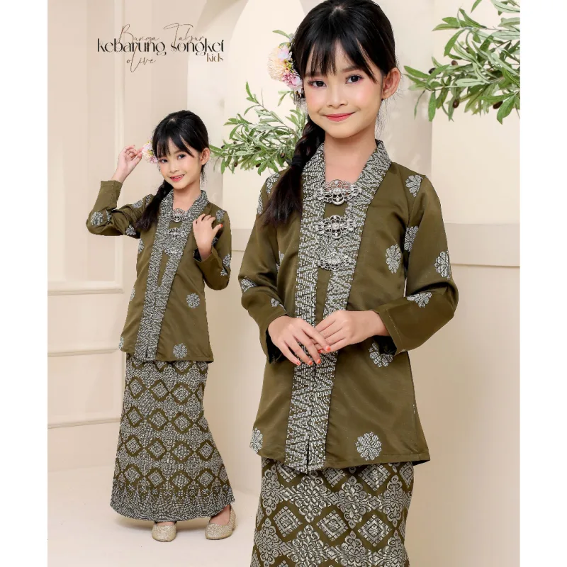 KEBARUNG SONGKET KIDS IN 5 COLOUR BY MOFF COLLECTION I KEBARUNG thumbnail 3