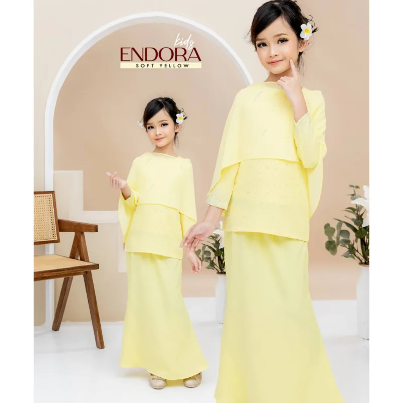 NEW DESIGN KURUNG MODEN ENDORA KIDS IN 3 COLOUR I NIKAH I TUNANG I SANDING BY MOFF COLLECTION thumbnail 4