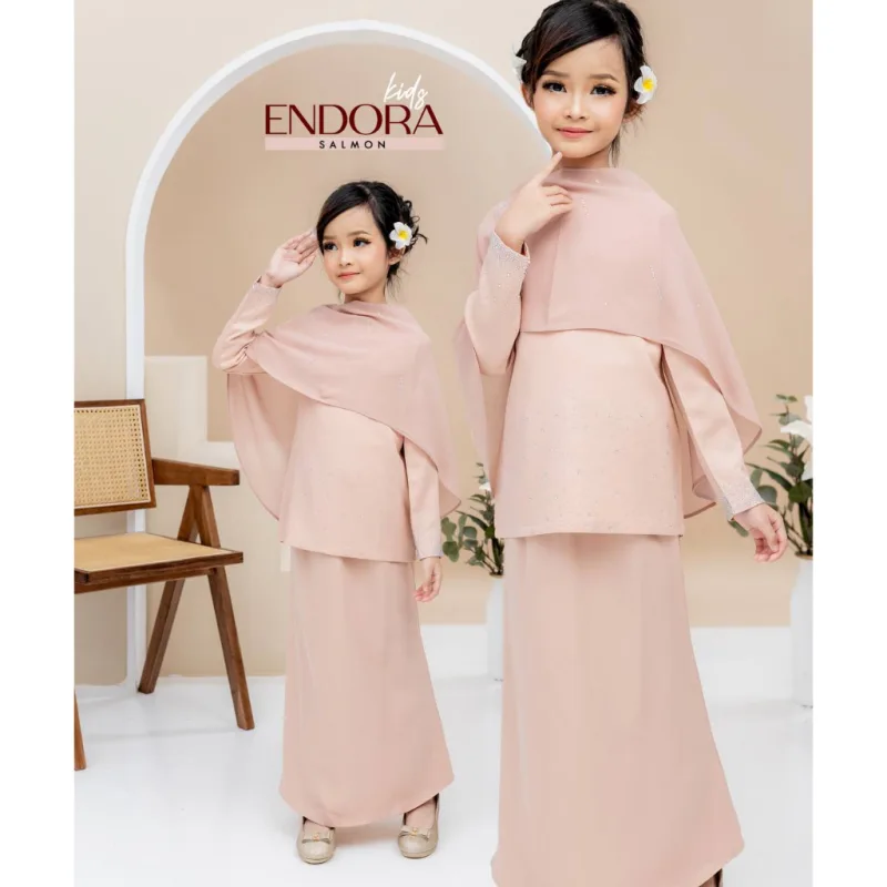 NEW DESIGN KURUNG MODEN ENDORA KIDS IN 3 COLOUR I NIKAH I TUNANG I SANDING BY MOFF COLLECTION thumbnail 3