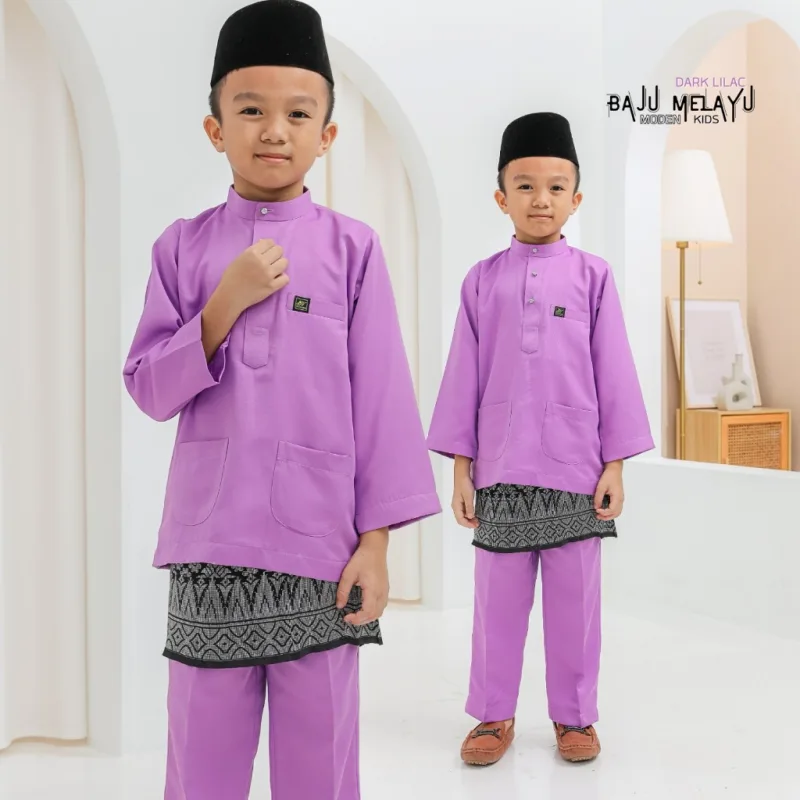 Set Family Songket Tabur In LILAC I Kurung Moden I Ayah Anak I Ibu I Moden I Set Family By Moff2u thumbnail 4