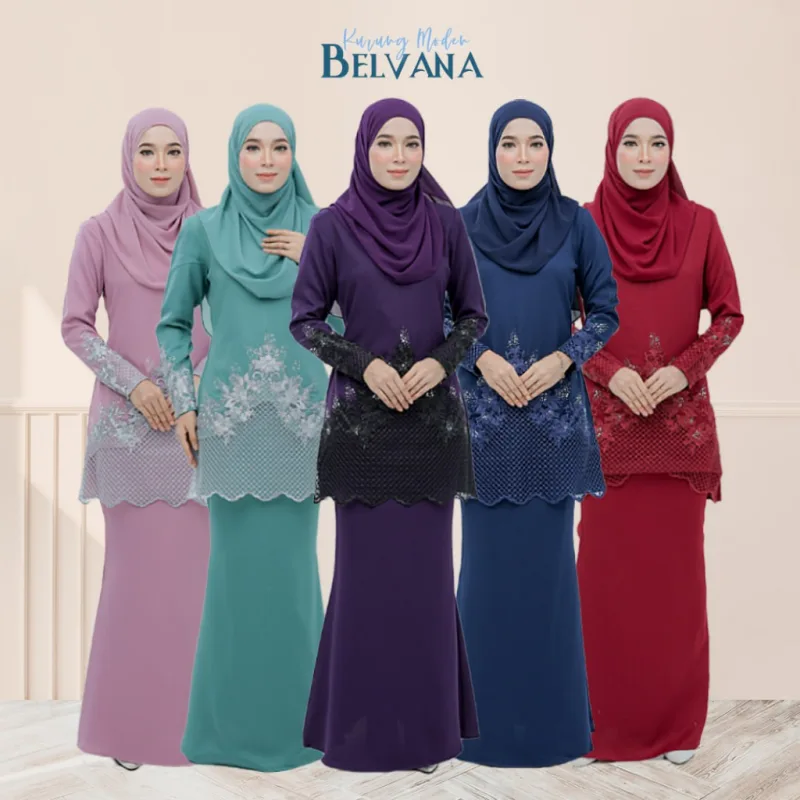 Moff Kurung Moden Belvana In 5 Colour I Kurung Moden I Tunang I Nikah By Moff2U