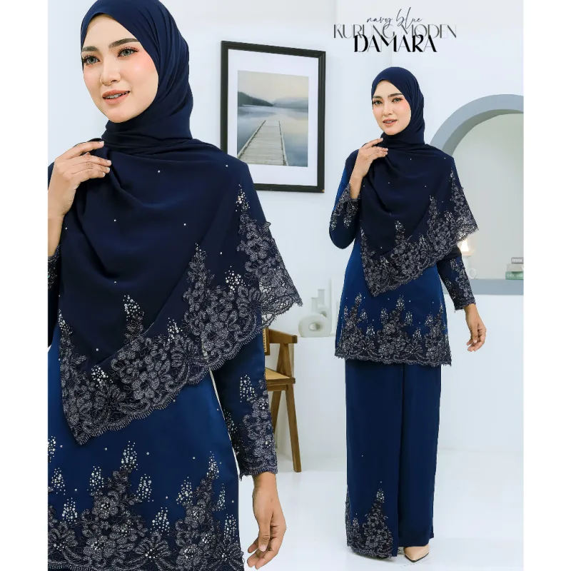 NEW DESIGN !! Kurung Moden Damara TANPA SHAWL In 6 Colour I Kurung Moden I Tunang I Nikah By Moff2U thumbnail 2