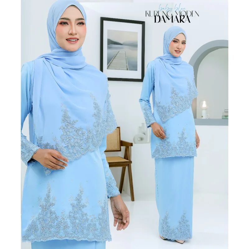 NEW DESIGN !! Kurung Moden Damara TANPA SHAWL In 6 Colour I Kurung Moden I Tunang I Nikah By Moff2U thumbnail 3