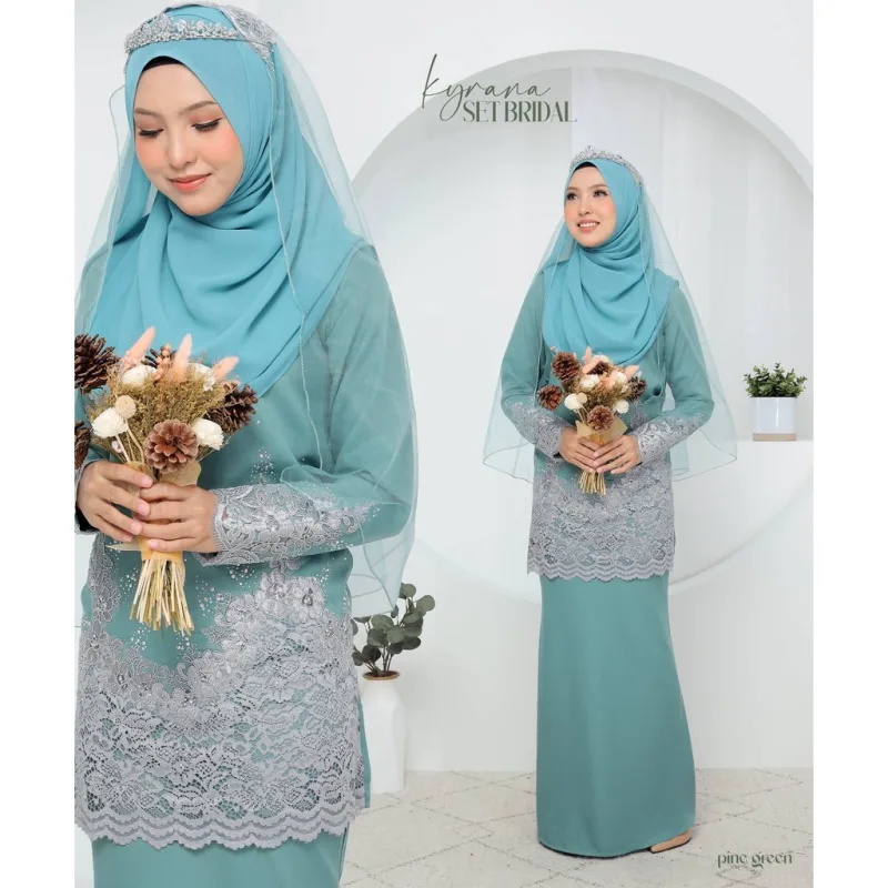 NEW DESIGN BAJU KURUNG MODEN KYRANA 6 WARNA I NIKAH I TUNANG I SANDING KAHWIN BY (MOFF COLLECTION) thumbnail 2