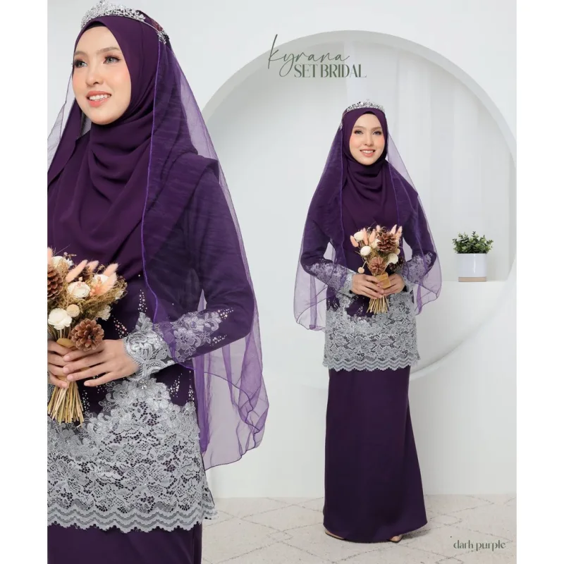 NEW DESIGN BAJU KURUNG MODEN KYRANA 6 WARNA I NIKAH I TUNANG I SANDING KAHWIN BY (MOFF COLLECTION) thumbnail 3