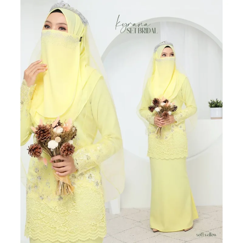 NEW DESIGN BAJU KURUNG MODEN KYRANA 6 WARNA I NIKAH I TUNANG I SANDING KAHWIN BY (MOFF COLLECTION) thumbnail 5