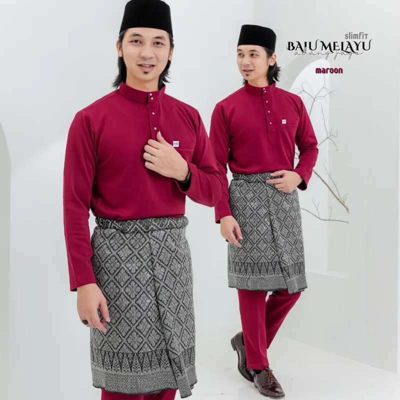 NEW COLLECTION ! BAJU MELAYU BANG JAGO IN 6 COLOUR I BAJU MELAYU SLIMFIT I MATERIAL SKUBA Cekak Musang thumbnail 3