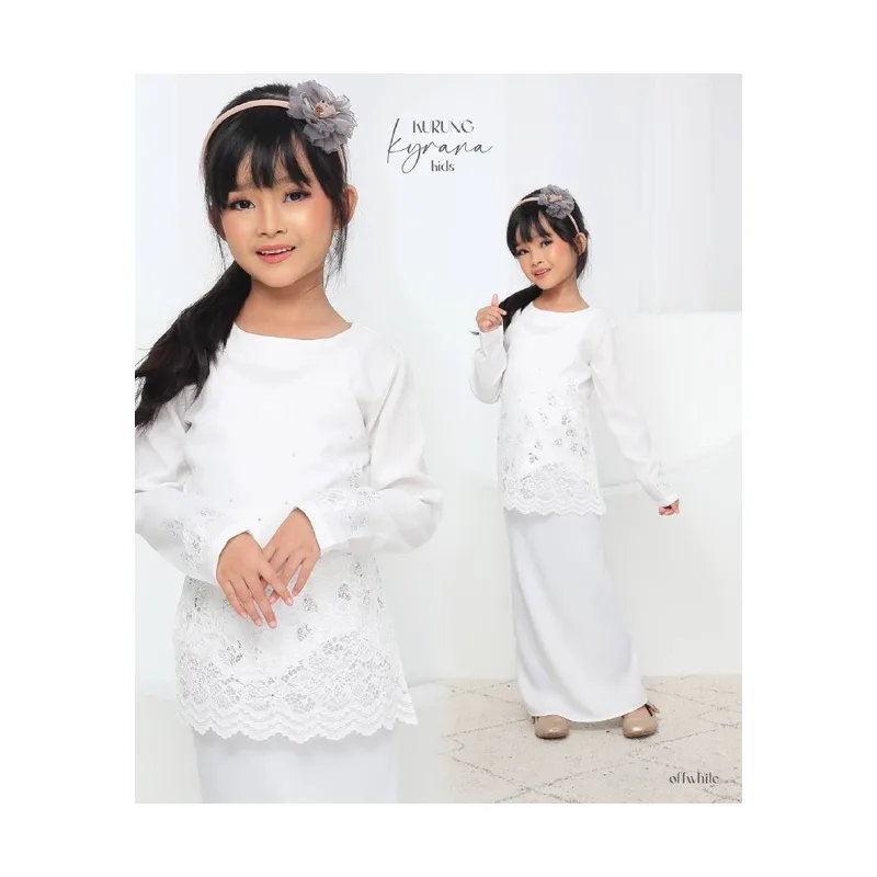 Moff New Design Kurung Moden Kyrana Kids IN 6 Colour I Kids I Kurung Moden I Kyrana By Moff Collection thumbnail 2