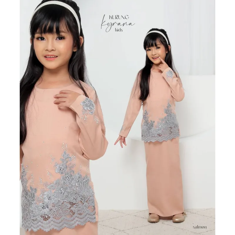 Moff New Design Kurung Moden Kyrana Kids IN 6 Colour I Kids I Kurung Moden I Kyrana By Moff Collection thumbnail 5
