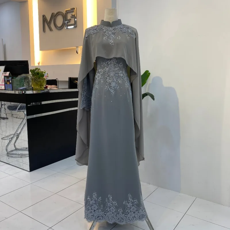 NEW DESIGN DRESS AFIYA IN 6 COLOUR | BAJU JUBAH | BAJU DRESS BY MOFF COLLECTION thumbnail 4