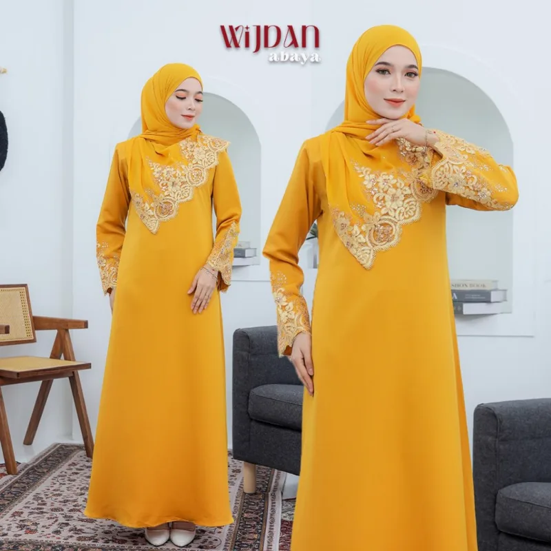 NEW JUBAH ABAYA KEBARUNG WIJDAN SEKALI SHAWL I DINNER I KENDURI I MAJLIS AKIKAH I TUNANG BY MOFF COLLECTION thumbnail 4