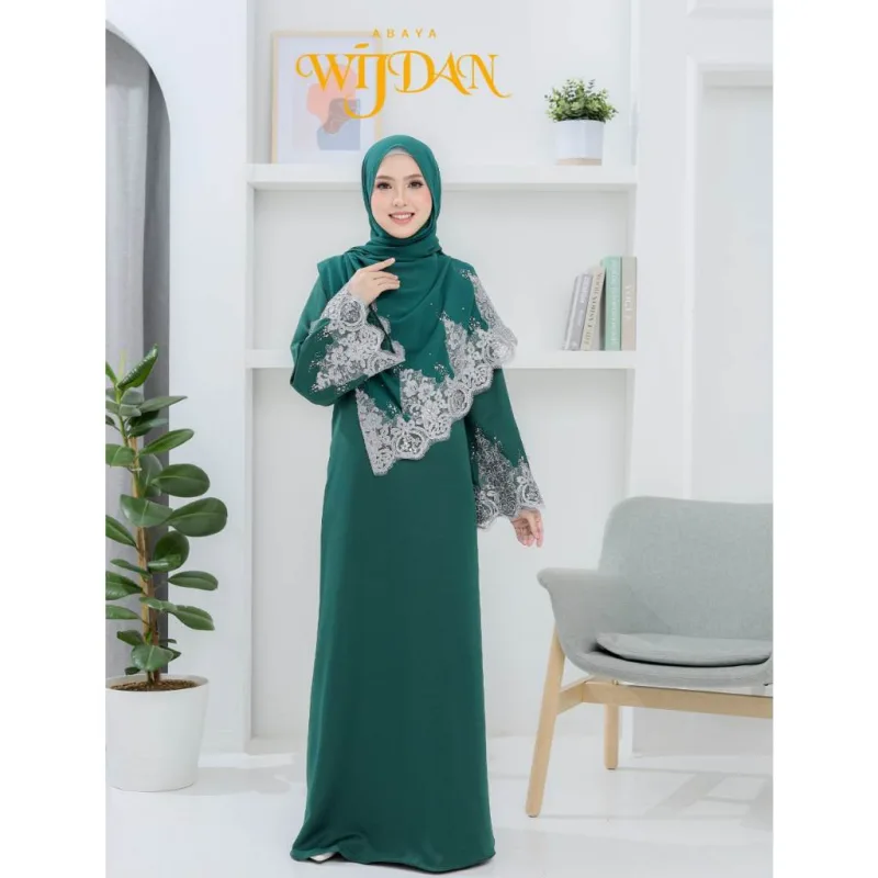 NEW JUBAH ABAYA KEBARUNG WIJDAN SEKALI SHAWL I DINNER I KENDURI I MAJLIS AKIKAH I TUNANG BY MOFF COLLECTION