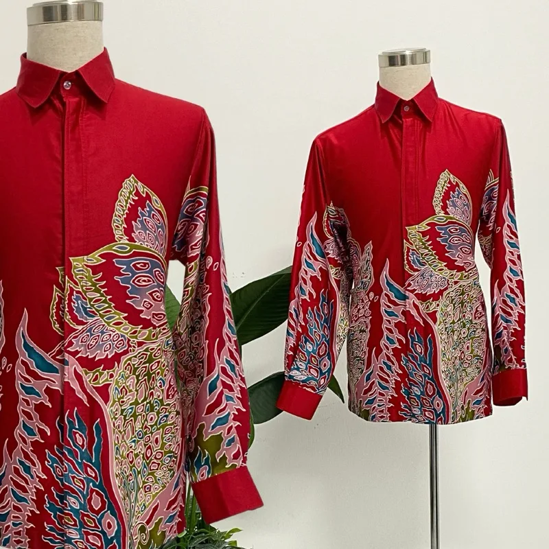 BAJU KEMEJA BATIK KENANGA BATIK MALAYSIA thumbnail 3