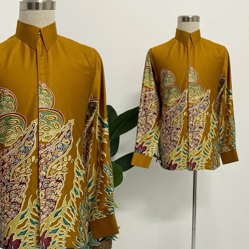 BAJU KEMEJA BATIK KENANGA BATIK MALAYSIA thumbnail 5