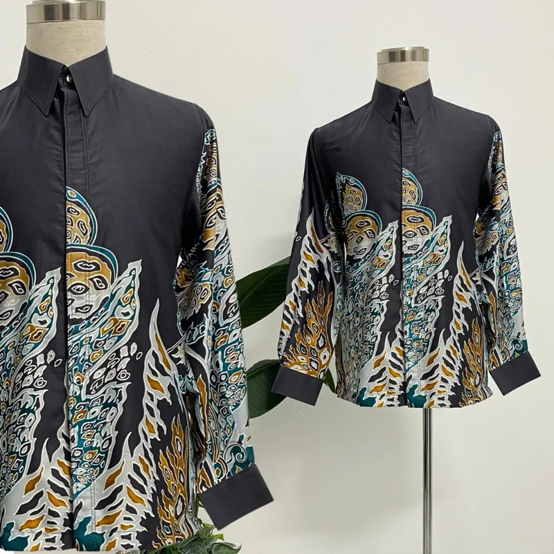 BAJU KEMEJA BATIK KENANGA BATIK MALAYSIA thumbnail 4