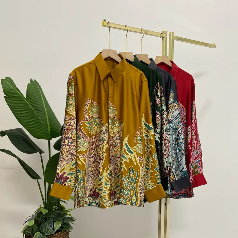 BAJU KEMEJA BATIK KENANGA BATIK MALAYSIA