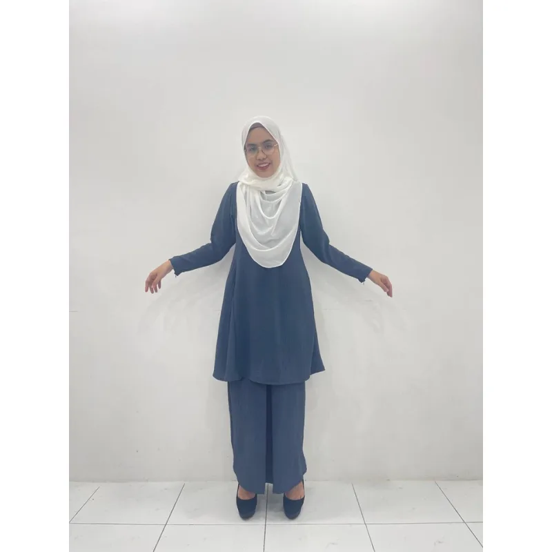 KURUNG MODEN NAURAH IN 5 COLOUR I KURUNG MODEN PLAIN BY MOFF COLLECTION thumbnail 2