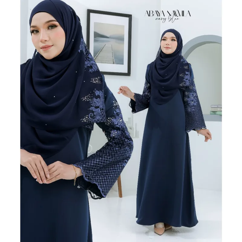 ABAYA KEBARUNG NAWILA PLUSIZZE SEKALI SHAWL I DINNER I KENDURI I MAJLIS AKIKAH I TUNANG BY MOFF COLLECTION