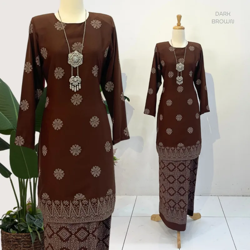 NEW DESIGN KURUNG MODEN SONGKET PLUS SIZE IN 10 COLOUR I KURUNG MODEN I KENDURI BY MOFF COLLECTION thumbnail 2
