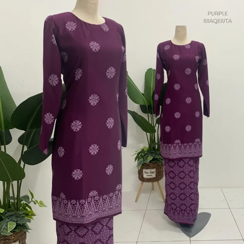 NEW DESIGN KURUNG MODEN SONGKET PLUS SIZE IN 10 COLOUR I KURUNG MODEN I KENDURI BY MOFF COLLECTION thumbnail 3