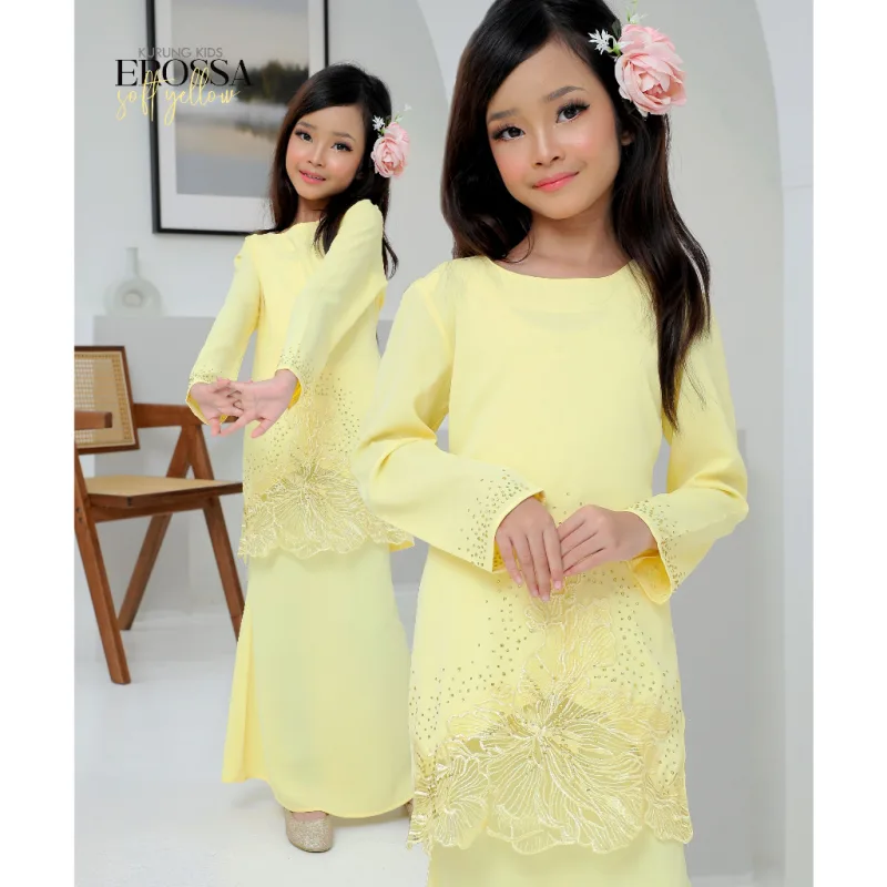Moff Kurung Moden Erossa Kids In 5 Colour By Moff2U thumbnail 3