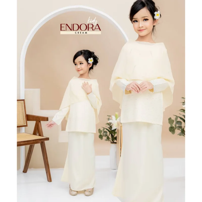 NEW DESIGN KURUNG MODEN ENDORA KIDS IN 4 COLOUR I NIKAH I TUNANG I SANDING BY MOFF COLLECTION thumbnail 4
