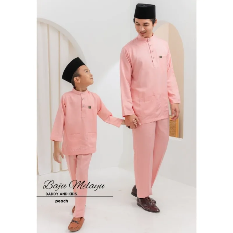 Set Family KEBARUNG IN PEACH I KEBARUNG Moden I Ayah Anak I Ibu I Moden I Set Family By Moff2u thumbnail 4