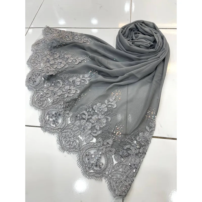 SHAWL WIJDAN IN 7 COLOUR I NIKAH I TUNANG I KENDURI BY MOFF2U thumbnail 3