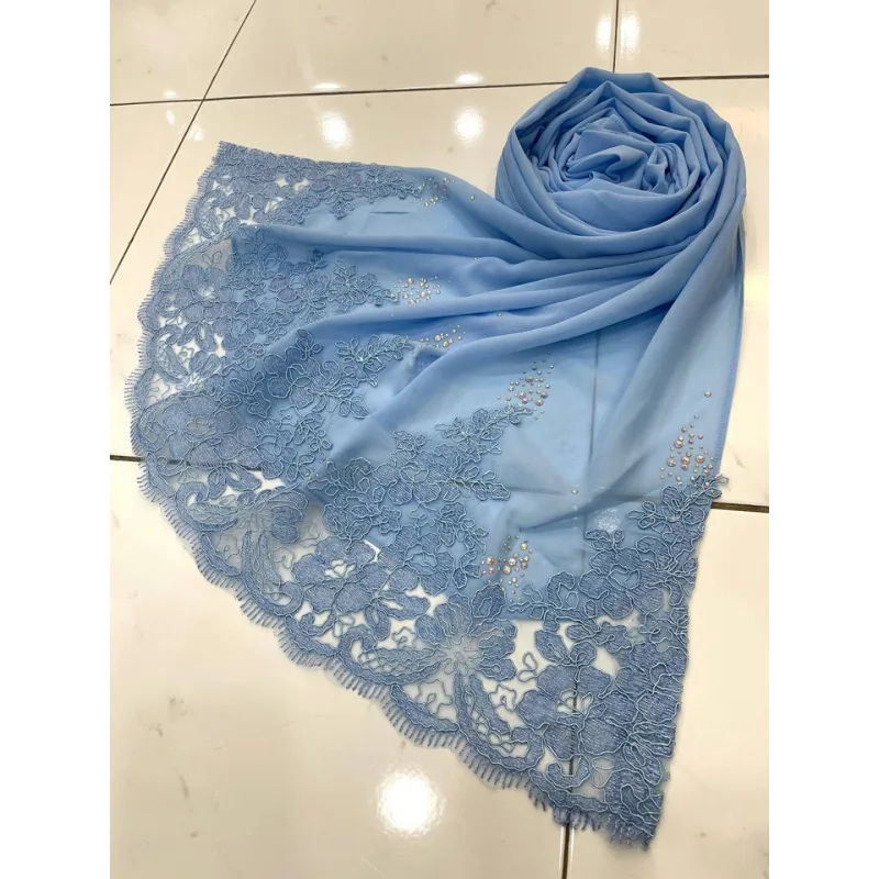 SHAWL WIJDAN IN 7 COLOUR I NIKAH I TUNANG I KENDURI BY MOFF2U thumbnail 4