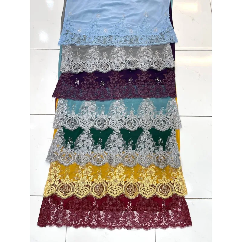 SHAWL WIJDAN IN 7 COLOUR I NIKAH I TUNANG I KENDURI BY MOFF2U thumbnail 2