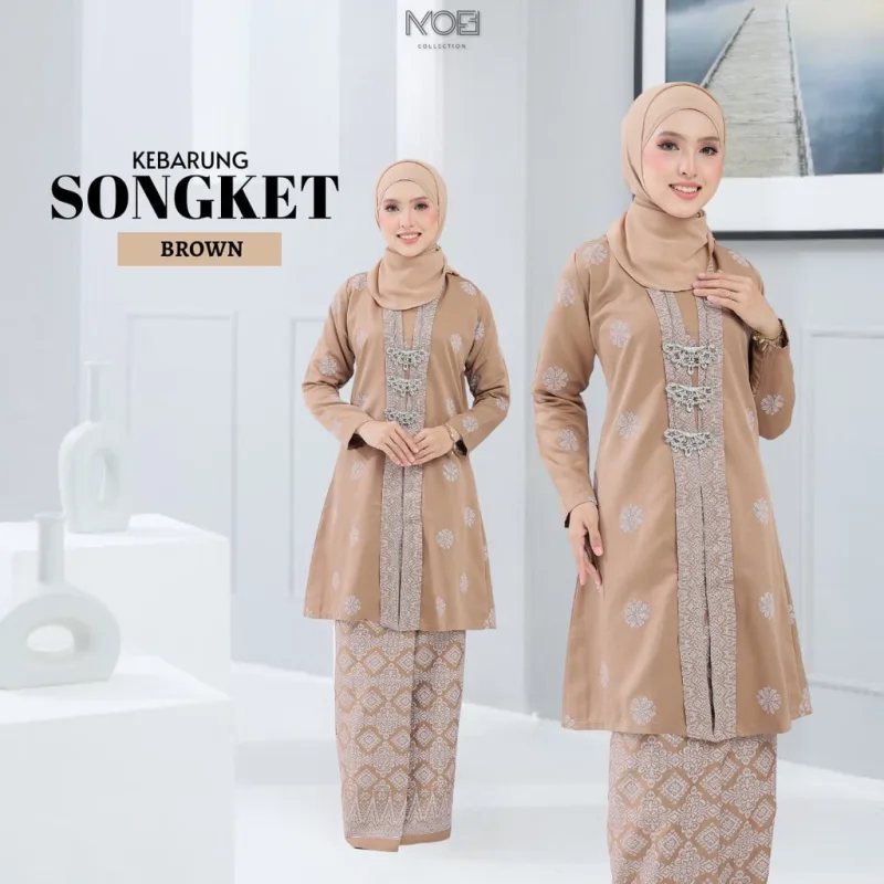 NEW DESIGN Kebarung Songket Tabur I Kebaya Labuh I KENDURI I DINNER I MAJLIS AKIKAH By MOFF2U thumbnail 2