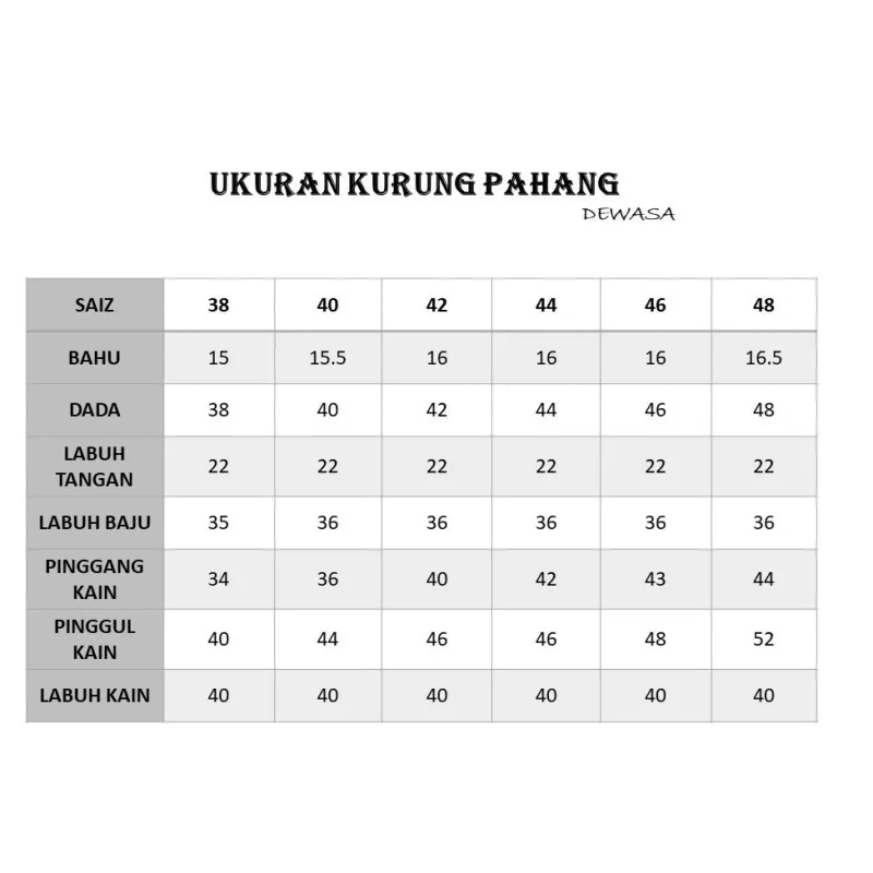 KURUNG PAHANG LEDANG DEWASA 4 COLOUR I KURUNG PAHANG I DESIGN TERBARU BY MOFF2U thumbnail 5