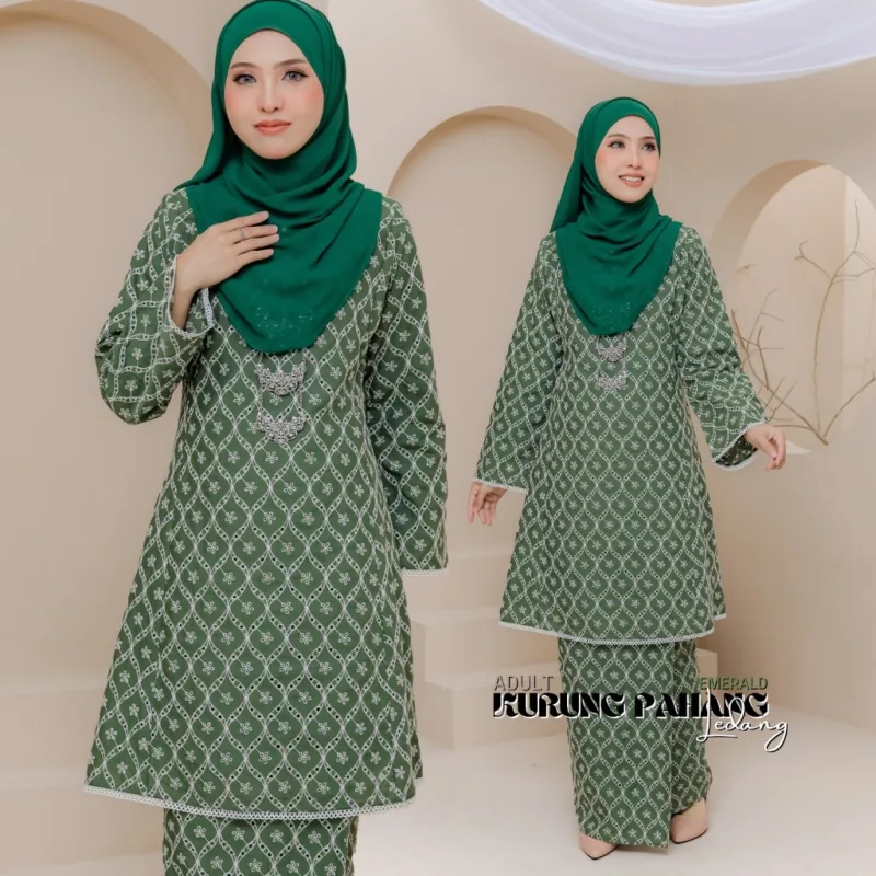 KURUNG PAHANG LEDANG DEWASA 4 COLOUR I KURUNG PAHANG I DESIGN TERBARU BY MOFF2U thumbnail 2