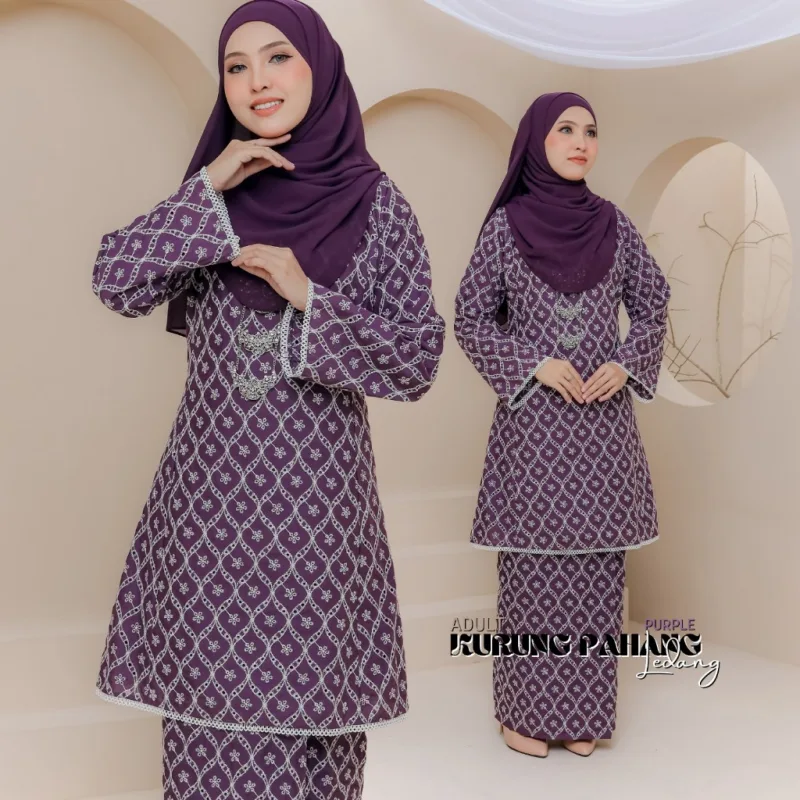 KURUNG PAHANG LEDANG DEWASA 4 COLOUR I KURUNG PAHANG I DESIGN TERBARU BY MOFF2U thumbnail 3
