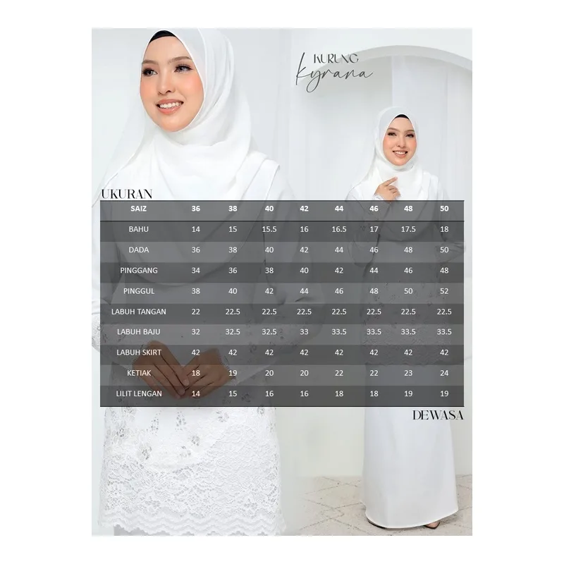 7 ITEM - 1 HARGA Bridal Set BAJU KURUNG KYRANA In SOFT YELLOW | Nikah Kahwin |Tunang | BY MOFF2U thumbnail 5