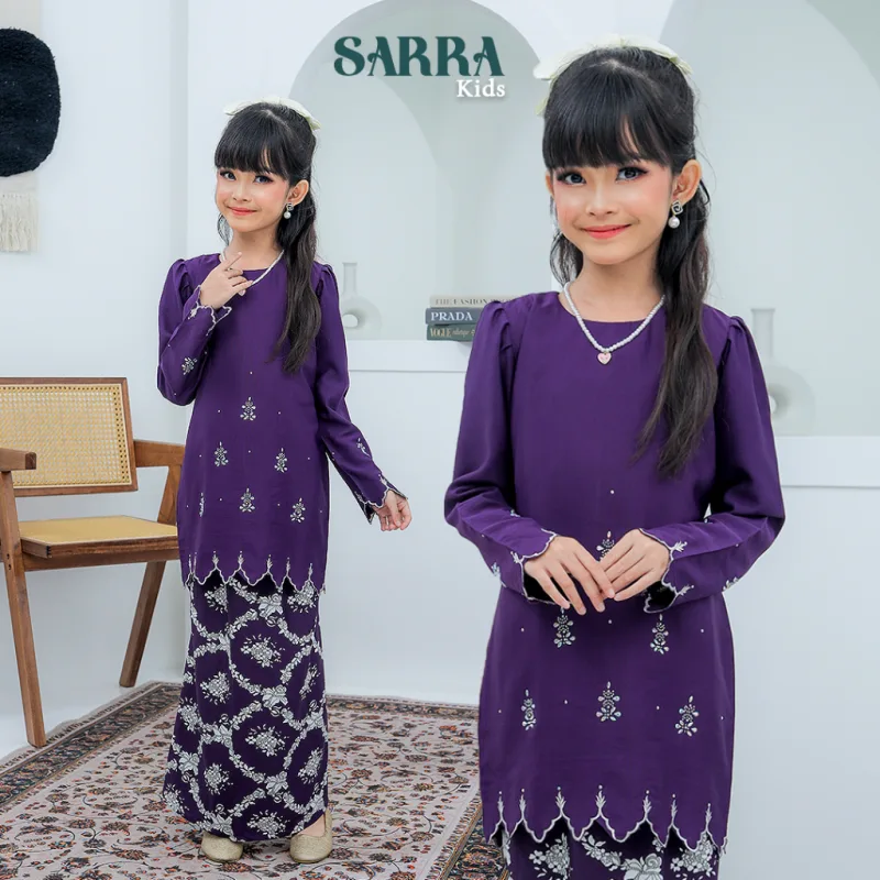 Moff Kurung Moden Sarra Kids In 3 Colour I Kurung Moden I Tunang I Nikah By Moff2U thumbnail 3