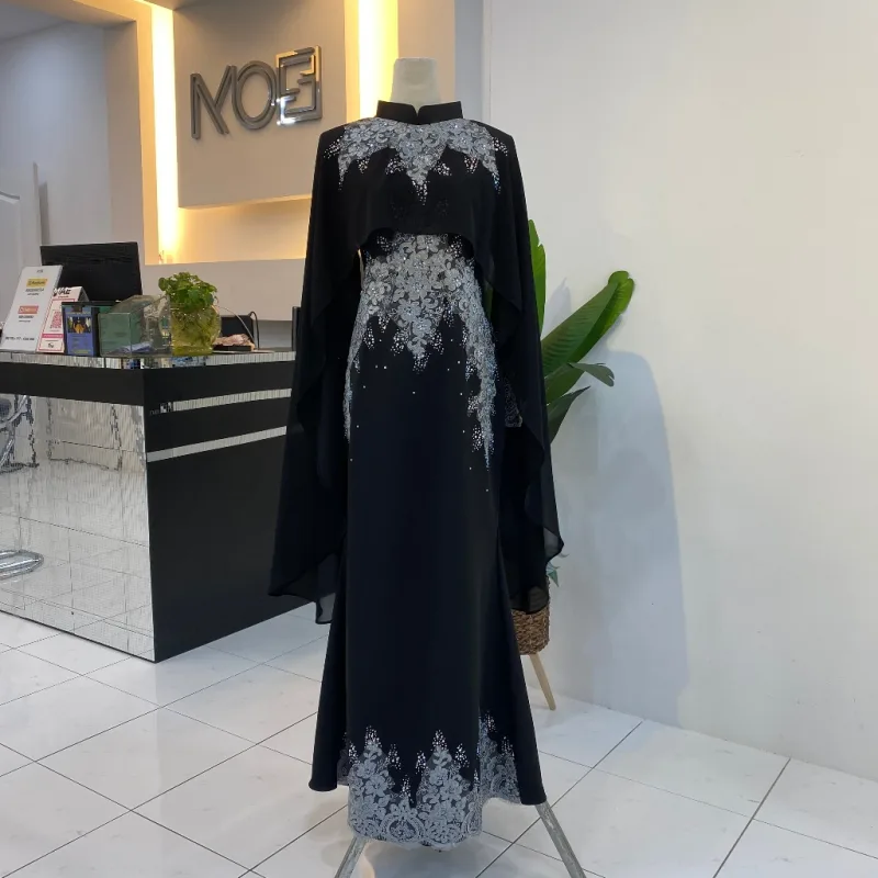 NEW DESIGN DRESS AFIYA | BAJU JUBAH | BAJU DRESS BY MOFF COLLECTION thumbnail 3