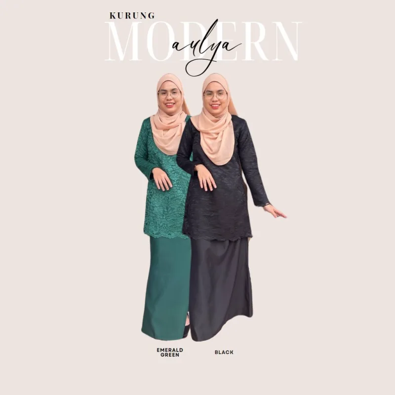 BAJU KURUNG MODEN AULYA BAJU KURUNG LACE BY MOFF COLLECTION