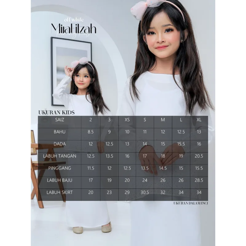 Moff Set Family BAJU Kurung Moden MIRA Filzah IN SOFT YELLOW I Dewasa | Budak by MOFF2U thumbnail 5