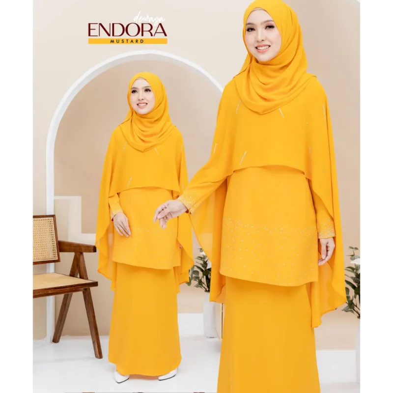 NEW DESIGN KURUNG MODEN ENDORA IN 3 COLOUR I NIKAH I TUNANG I SANDING BY MOFF COLLECTION thumbnail 2