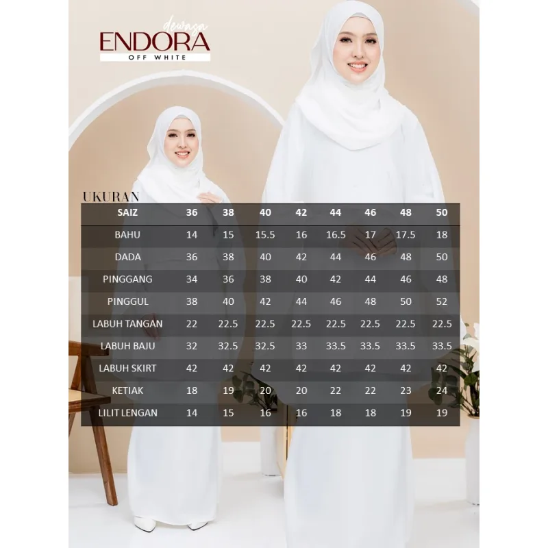 NEW DESIGN KURUNG MODEN ENDORA IN 3 COLOUR I NIKAH I TUNANG I SANDING BY MOFF COLLECTION thumbnail 5