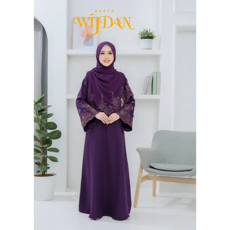 NEW JUBAH ABAYA KEBARUNG WIJDAN PLUSSIZE XADA SHAWL I DINNER I KENDURI I MAJLIS AKIKAH I TUNANG BY MOFF COLLECTION thumbnail 4