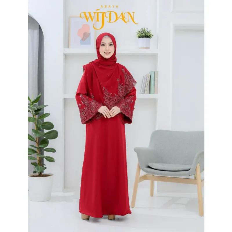 NEW JUBAH ABAYA KEBARUNG WIJDAN TANPA SHAWL I DINNER I KENDURI I MAJLIS AKIKAH I TUNANG BY MOFF COLLECTION thumbnail 2