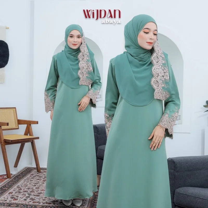 NEW JUBAH ABAYA KEBARUNG WIJDAN TANPA SHAWL I DINNER I KENDURI I MAJLIS AKIKAH I TUNANG BY MOFF COLLECTION thumbnail 5